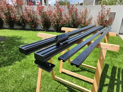 Barras tejadilho universais com calha ajustável