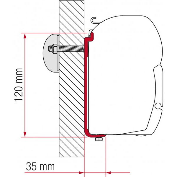 Adaptador De Toldo Dometic PW – Multivan T5/T6/T7