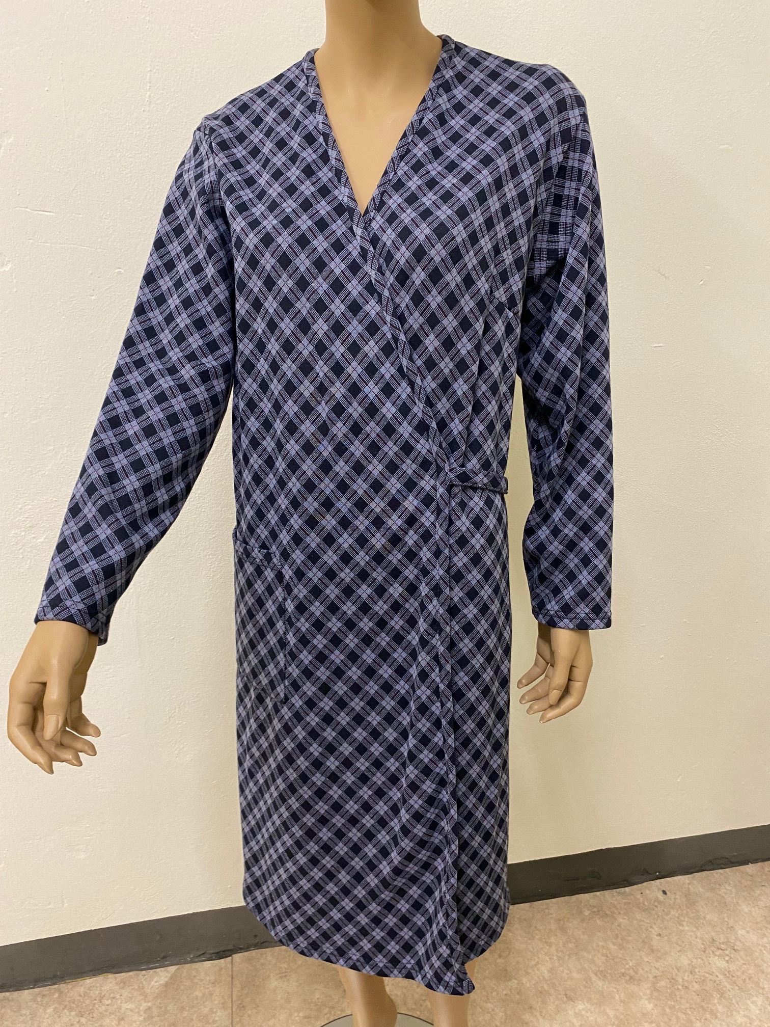 633-20 Abito manica lunga incrociato