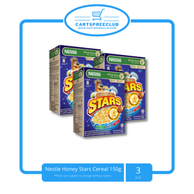 3 pcs Nestle Honey Stars Cereal 150g
