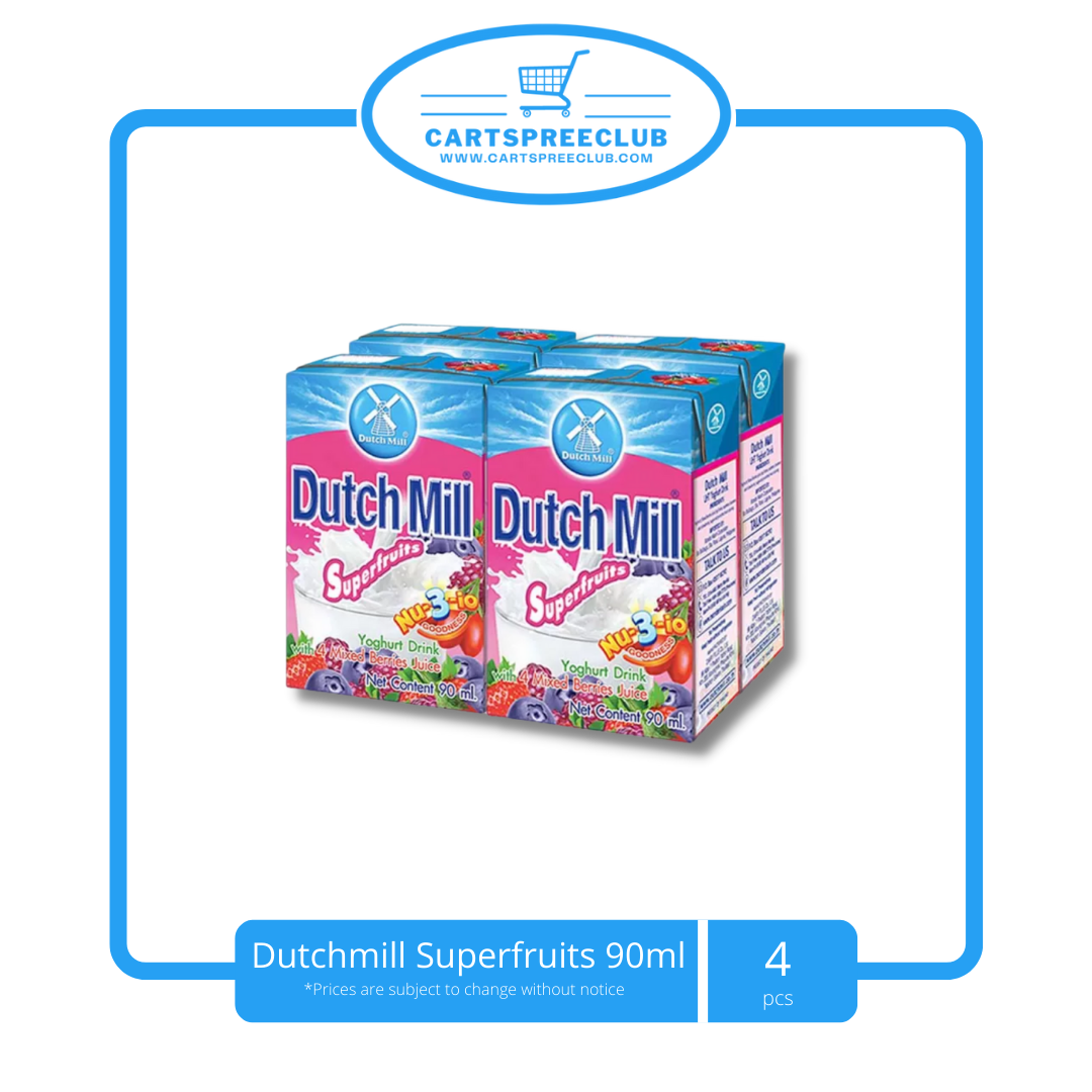 4 pcs Dutch Mill Superfruits 90ml