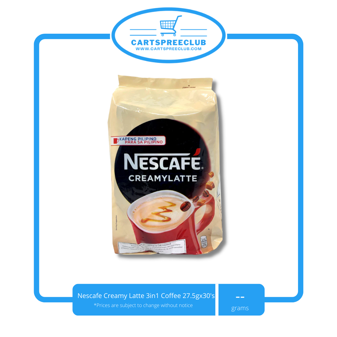 Nescafe Creamy Latte 3in1 Coffee 27.5gx30&#39;s