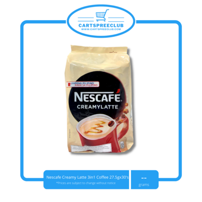 Nescafe Creamy Latte 3in1 Coffee 27.5gx30's