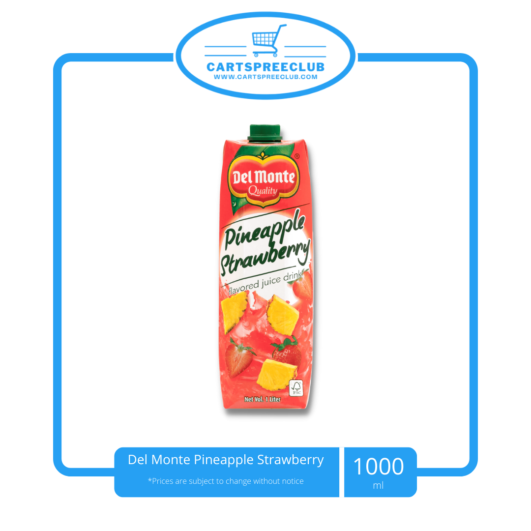 Del Monte Pineapple Strawberry Tetra 1L
