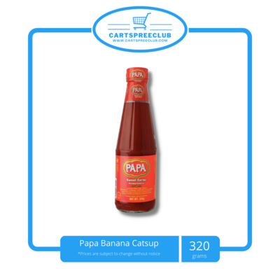 Papa Banana Catsup 320g bottle