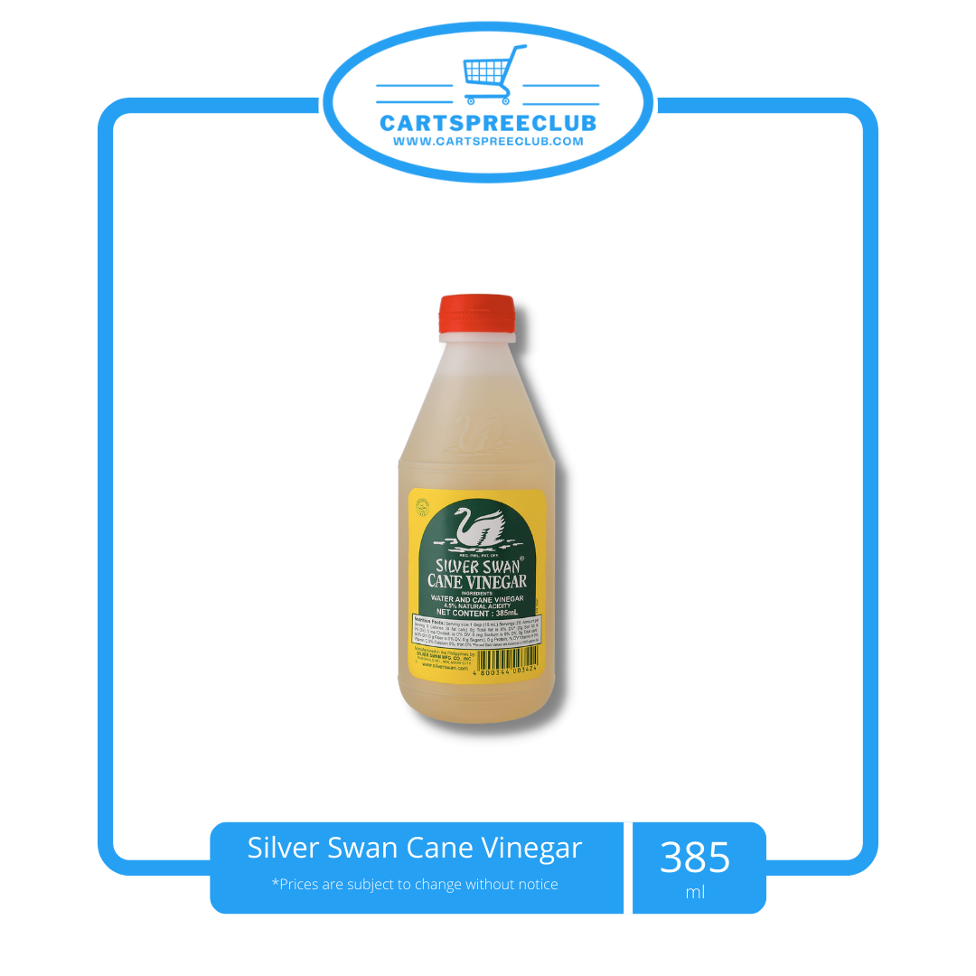 Silver Swan Cane Vinegar 385mL bottle