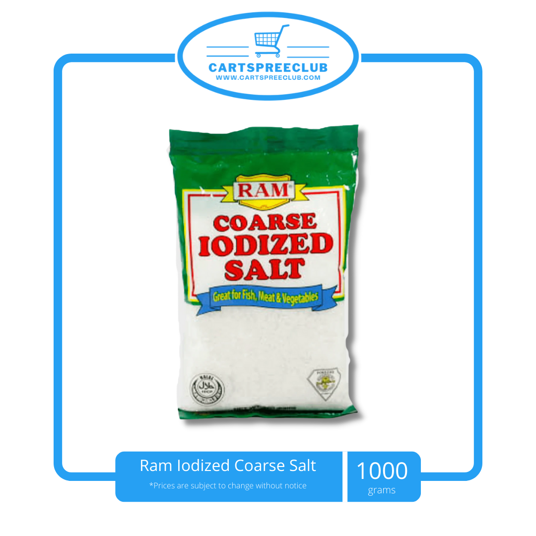 Ram Iodized Coarse Salt 1kg