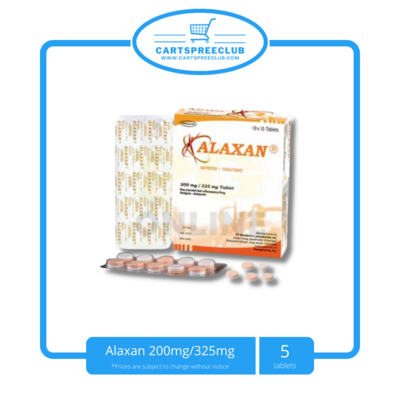 Alaxan 200mg/325mg 5 tablets