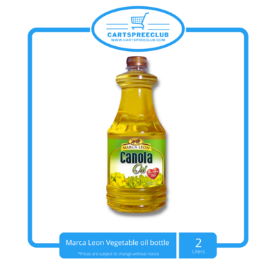 Marca Leon Canola Oil 2L bottle
