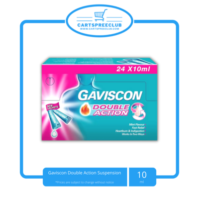 Gaviscon Double Action 10mL Suspension