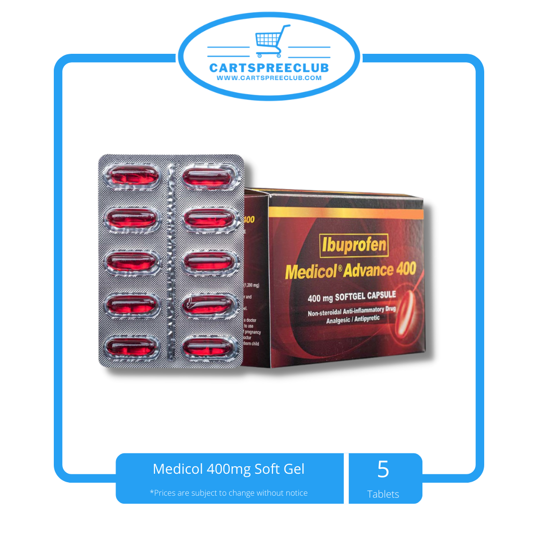 Medicol 400mg soft gel (5 capsules)