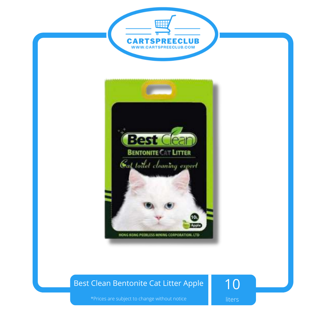 Best Clean Bentonite Cat Litter Apple 10L