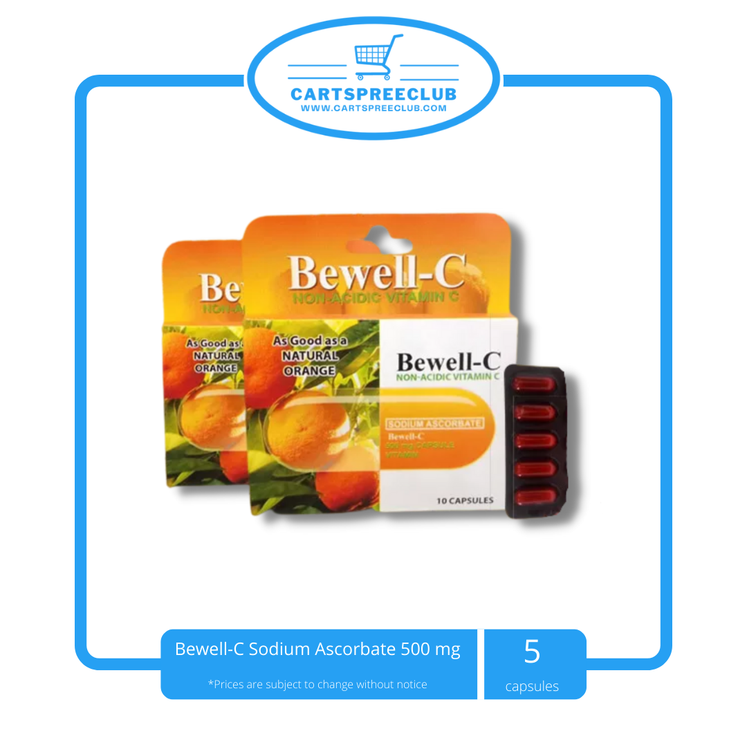 Bewell-C Sodium Ascorbate 500 mg (5 Capsule)