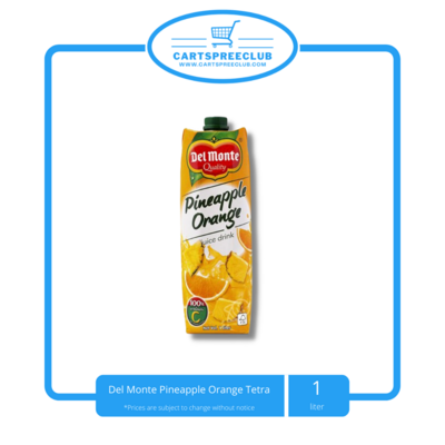 Del Monte Pineapple Orange Tetra 1L