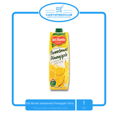 Del Monte Sweetened Pineapple Tetra 1L