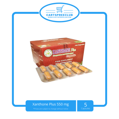 Xanthone Plus 550 mg (5) Capsules
