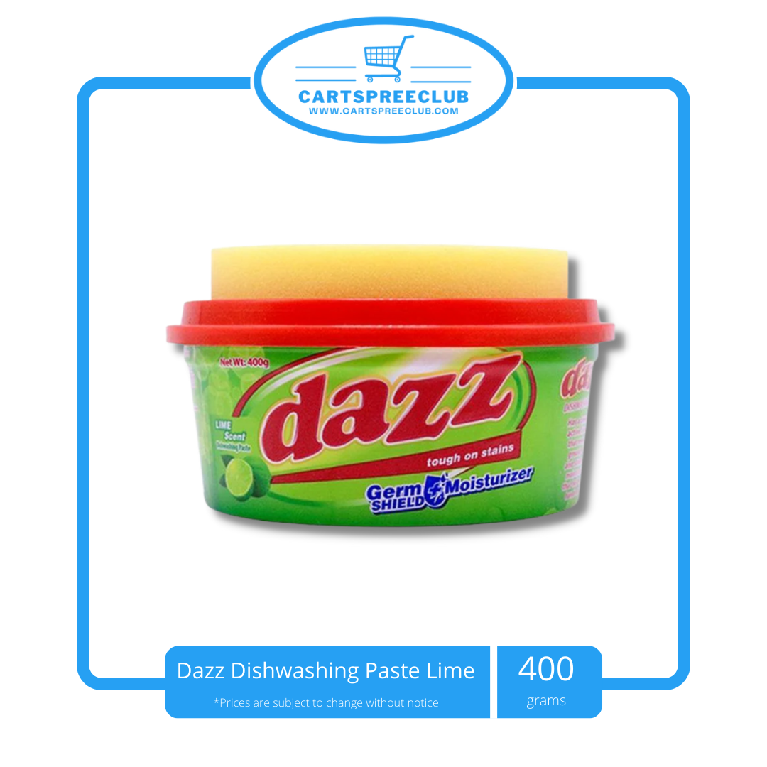 Dazz Dishwashing Paste Lime 400g