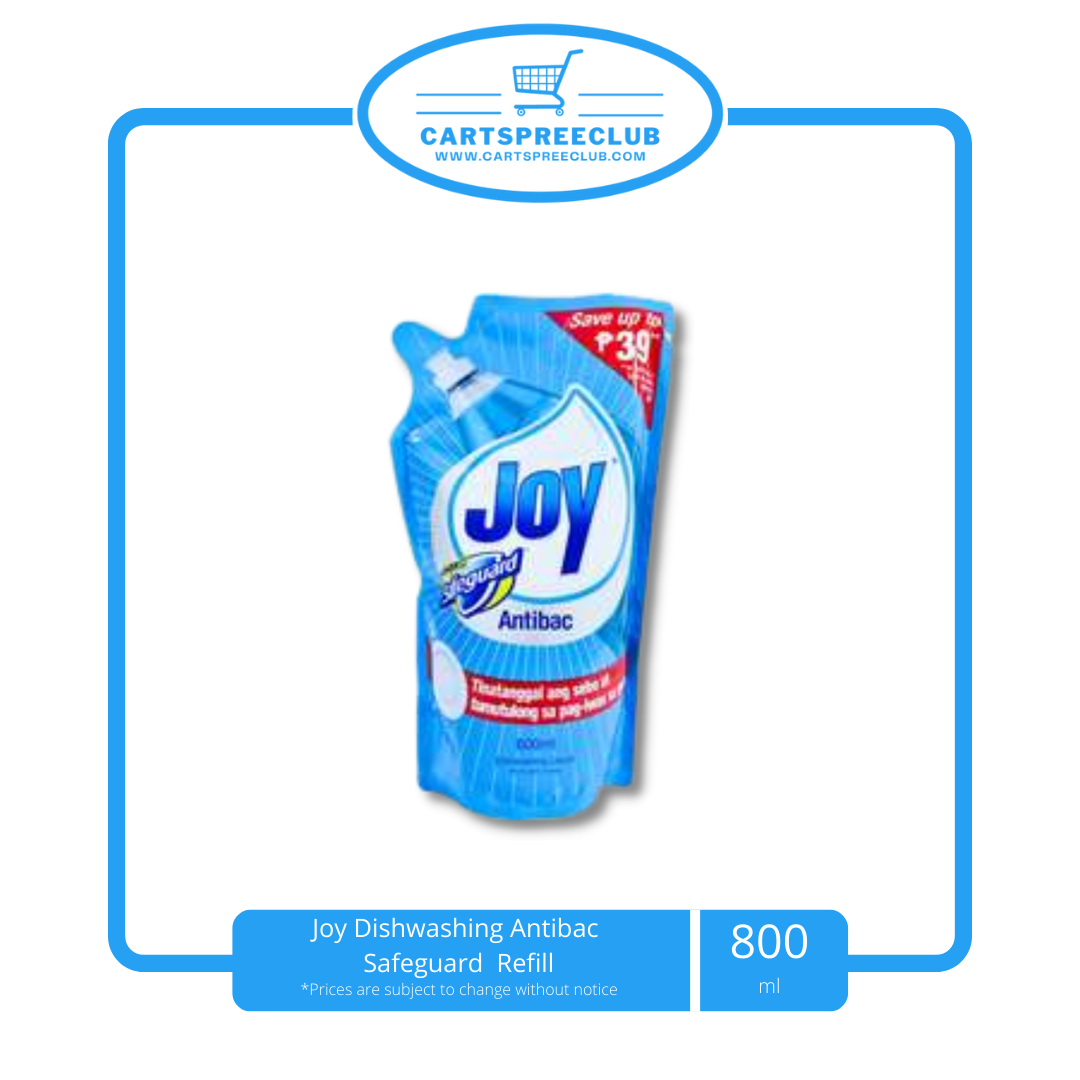 Joy Dishwashing Antibac Safeguard 800ml Refill