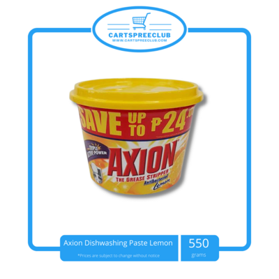 Axion Dishwashing Paste Lemon 550g