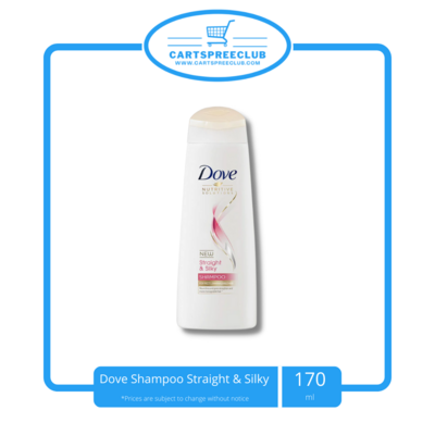 Dove Shampoo Straight &amp; Silky 170ml