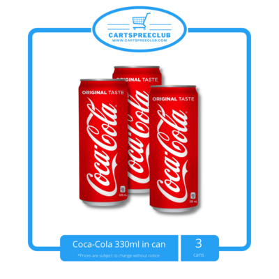 Coke In Can Regular 330mL