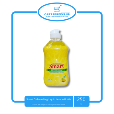 Smart Dishwashing Liquid Lemon 250g Bottle