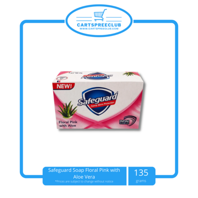 Safeguard Soap Floral Pink with Aloe Vera 115g