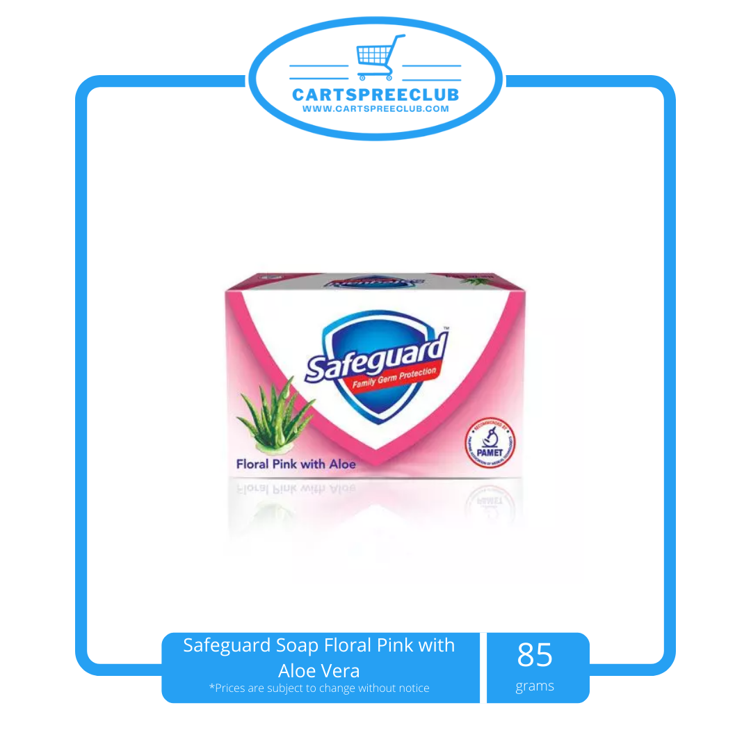 Safeguard Soap Floral Pink with Aloevera 85g
