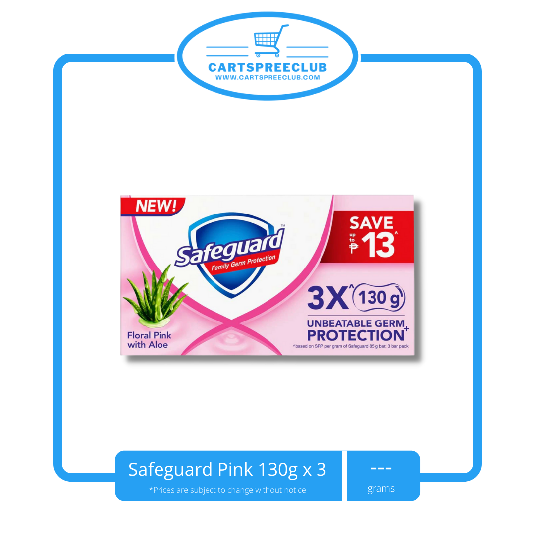 Safeguard Pink 130g x 3