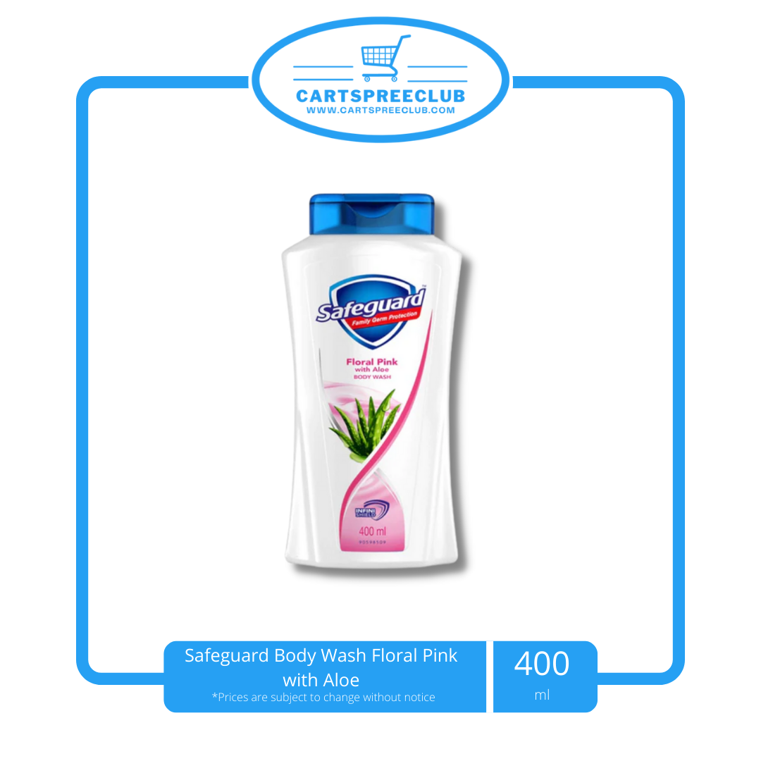 Safeguard Body Wash Floral Pink with Aloe 400ml