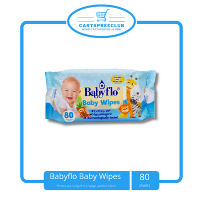 Babyflo Baby Wipes 80 sheets