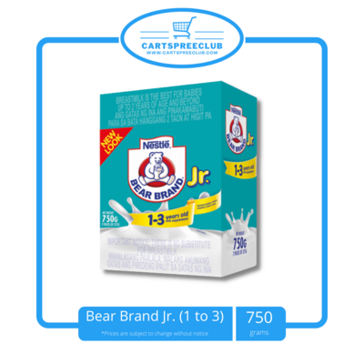 Bear Brand Jr. (1 to 3) 750g