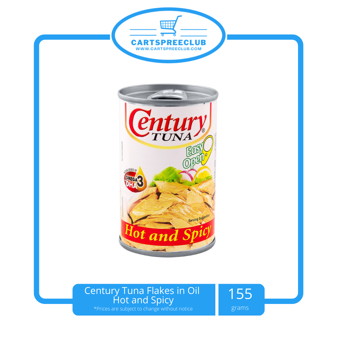 Century Tuna Flakes in Oil Hot and Spicy 155g