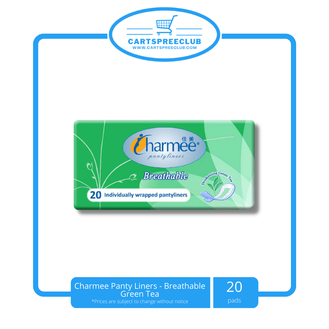 Charmee Panty Liners - Breathable Green Tea 20&#39;s