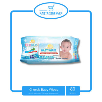 Cherub Baby Wipes 80 sheets