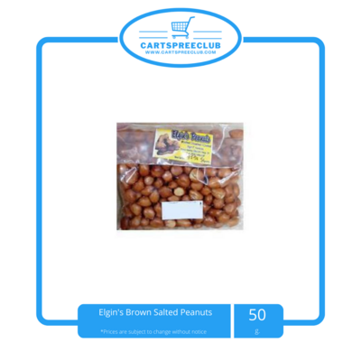 Elgin&#39;s Brown Salted Peanuts 50g
