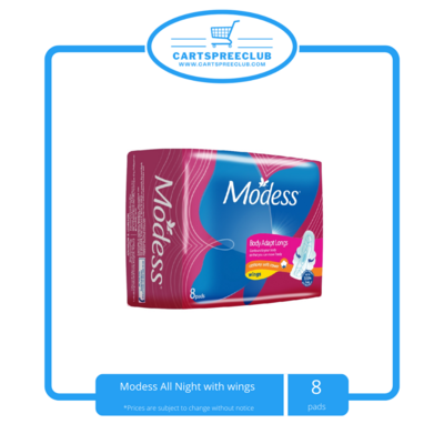 Modess Body Adopt Longs Maxi 8&#39;s PH