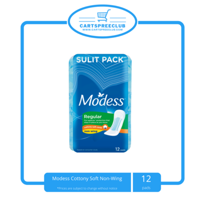 Modess Cottony Soft Non Wings 12 pads