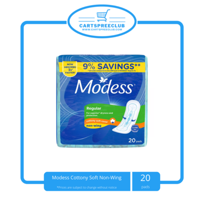 Modess Cottony Soft Non-Wing 20 pads