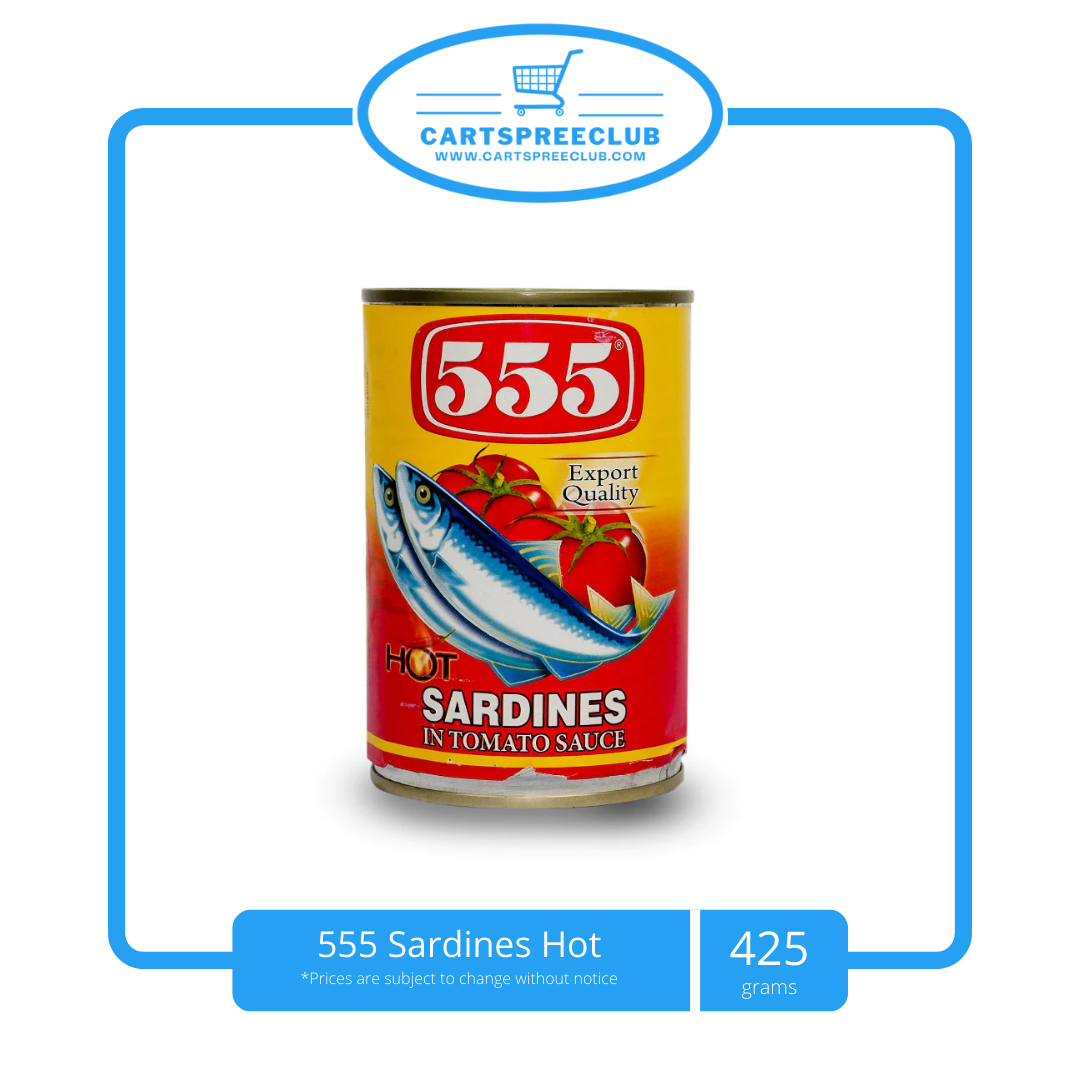 555 Sardines Hot 425g