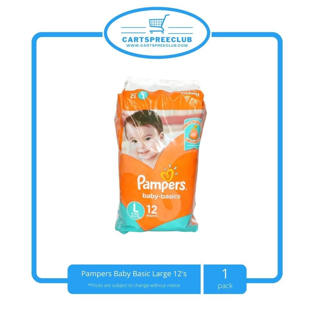 Pampers Baby Basic Large 12&#39;s