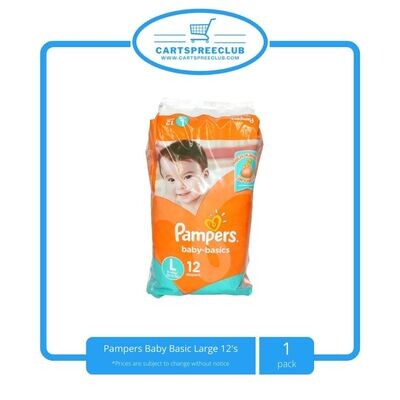 Pampers Baby Basic Large 12&#39;s