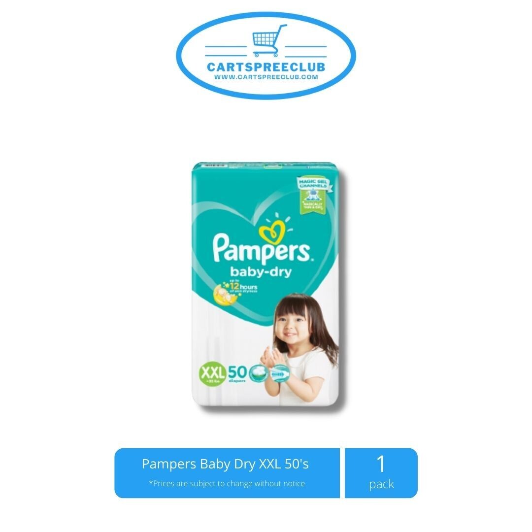 Pampers Baby Dry XXL 50's
