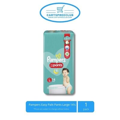 Pampers Easy Palit Pants Large 14&#39;s