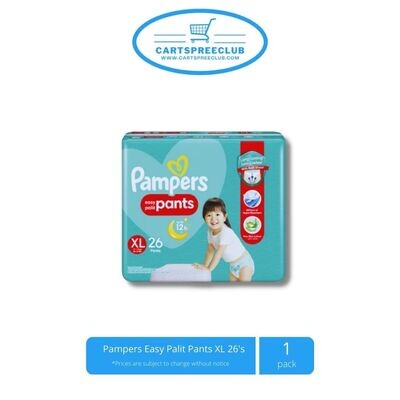 Pampers easy palit pants XL 26