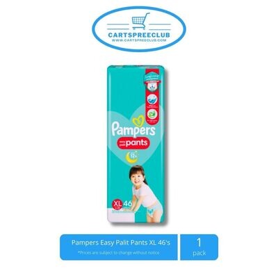 Pampers Easy Palit Pants Xl 46&#39;s