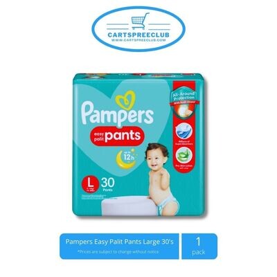 Pampers Easy Palits Large 30's
