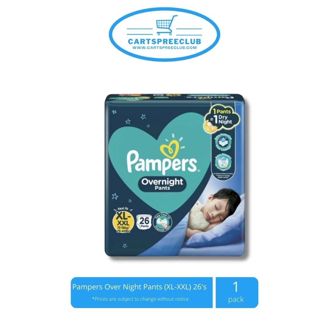 Pampers Overnight Pants (XL/XXL) 26's