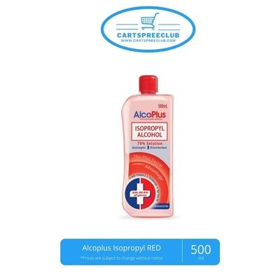 Alcoplus Isopropyl Alcohol (RED) 500ml