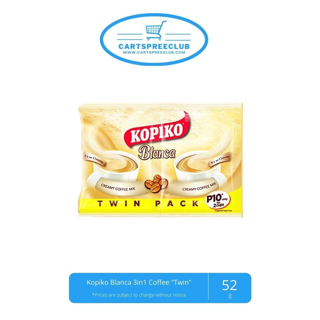 Kopiko Blanca 3in1 Coffee &quot;Twin&quot; 52g